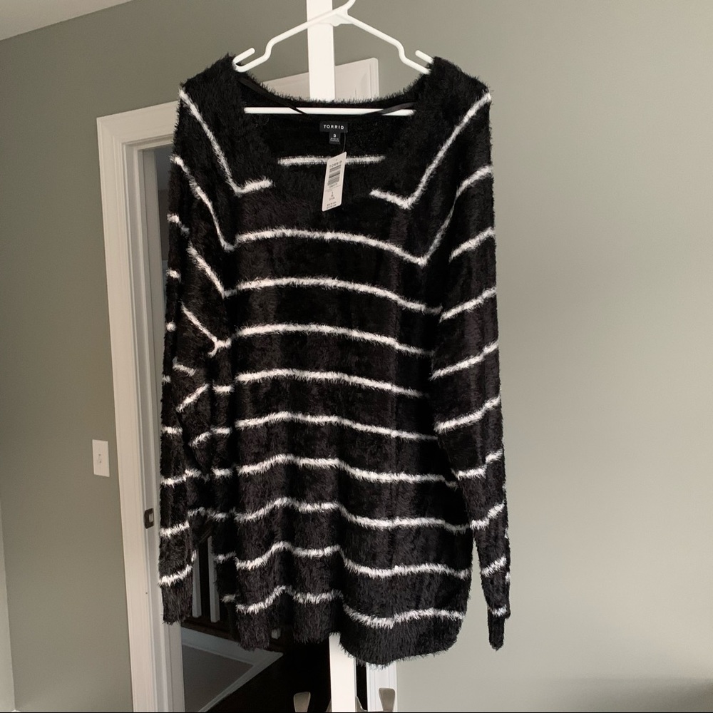 Black Stripes Sweater